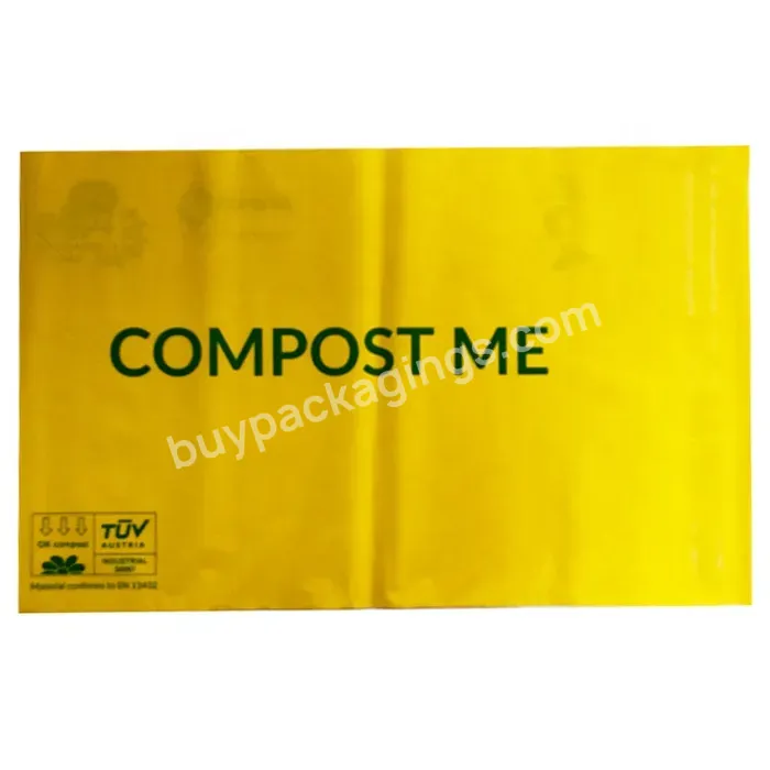 Custom Logo Printed Biodegradable Sustainable Eco Compostable Plastic Poly Mailer Mailing Shipping Bags For Clothing Packaging