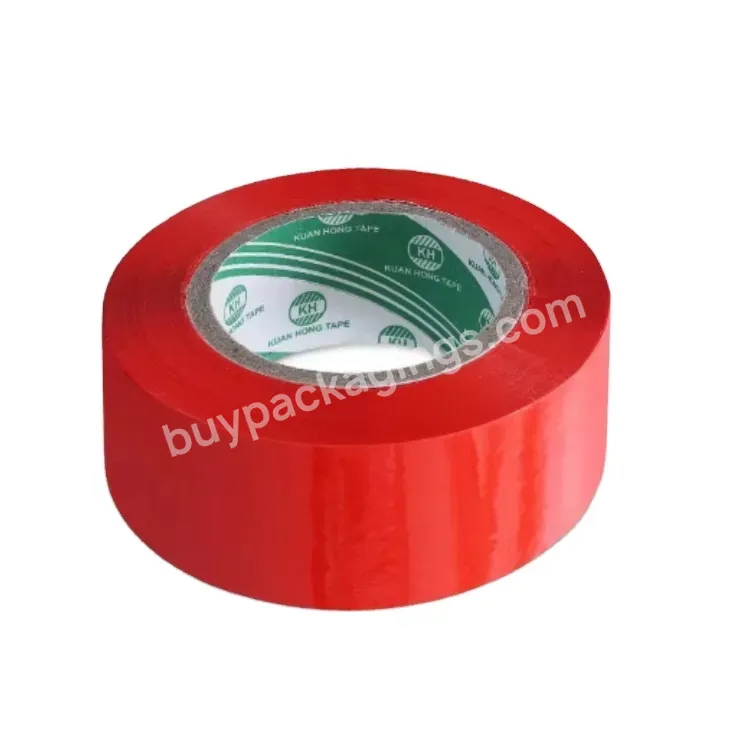 Custom Logo Printed Bopp Flagging Plastic Jumbo Roll Tape For Box Packing