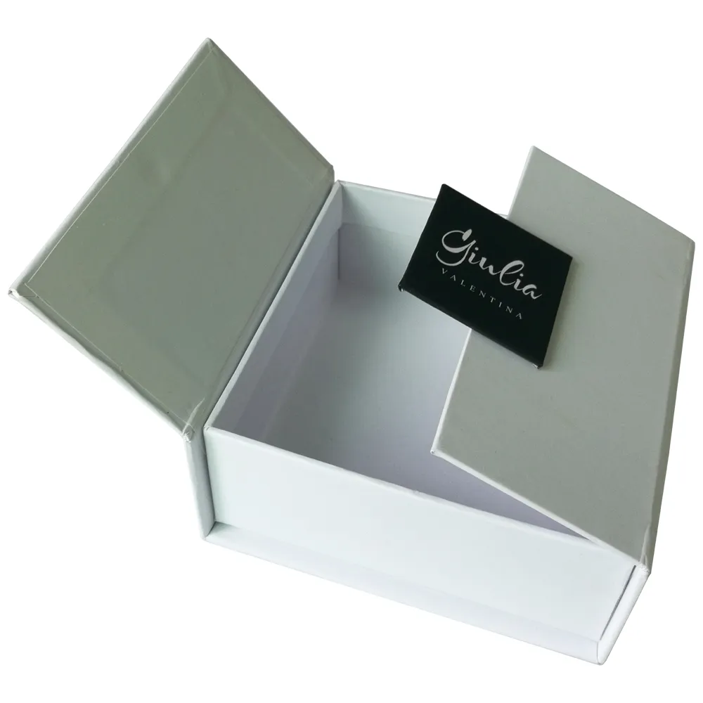 Custom logo printed card luxury wedding invitation box
