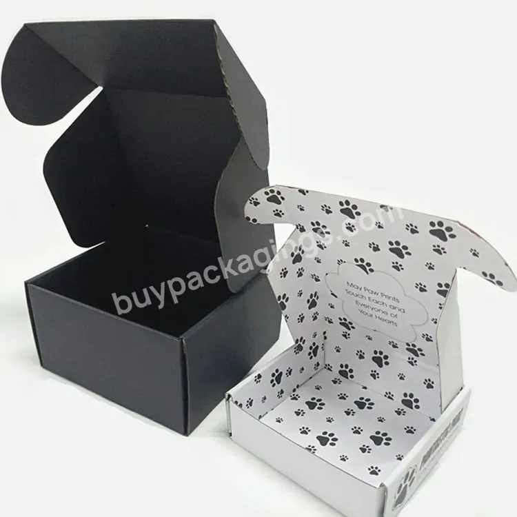 Custom Logo Printed Colored Mailer Shipping Paper Corrugated Foldable Gift Packing Paper Box