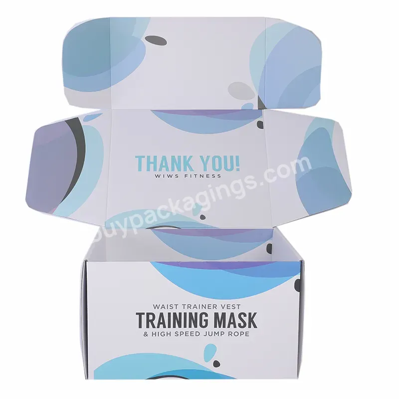 Custom Logo Printed Corrugated Packaging Printed For Cosmetics Makeup Products Box
