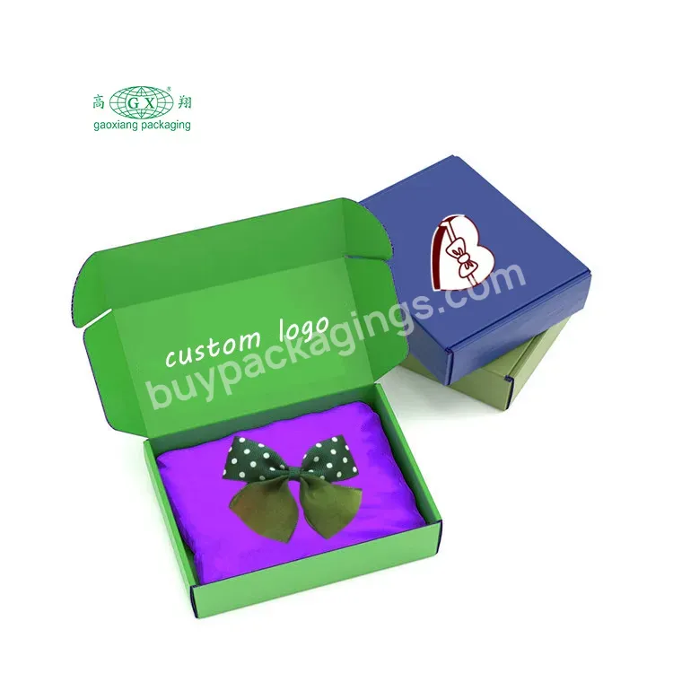 Custom Logo Printed Eco Friendly Durable Clothing / Gift / Shoes Paper Packaging Mystery Cardboard Gift Boxes