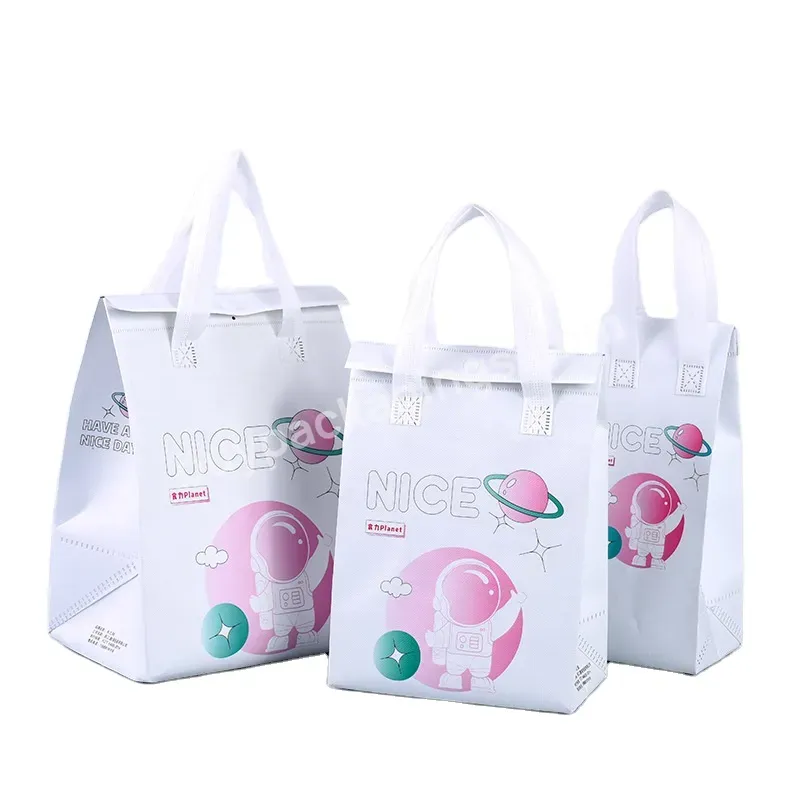 Custom Logo Printed Eco-friendly Recycled Pp Laminated Non Woven Shopping Bags Carry Reusable Shopping Bags
