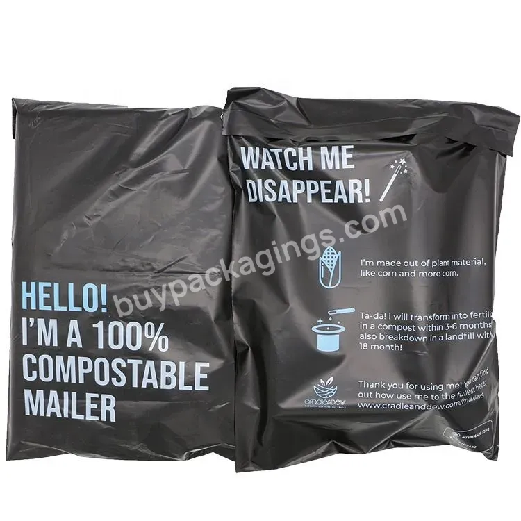 Custom Logo Printed Eco-friendly Recycled Tear-proof Postage Courier Shipping Mailing Bags For Clothing