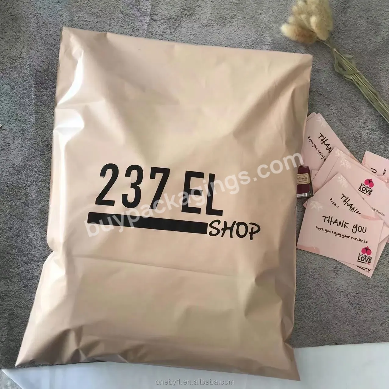 Custom Logo Printed Eco-friendly Recycled Tear-proof Postage Courier Shipping Mailing Bags For Clothing