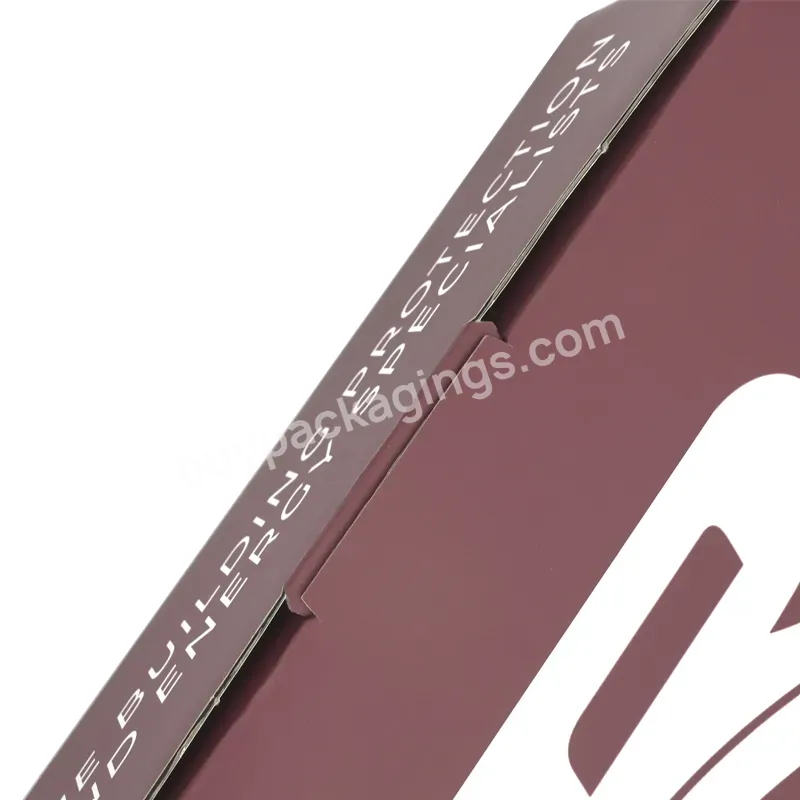 Custom Logo Printed Flat Pack Packaging Box Corrugated Die Cut Folding Kraft Mailer Shipping Box