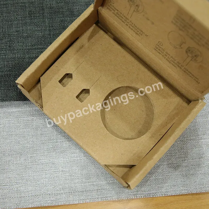 Custom Logo Printed Flat Pack Packaging Box Corrugated Die Cut Folding Kraft Mailer Shipping Mailing Box