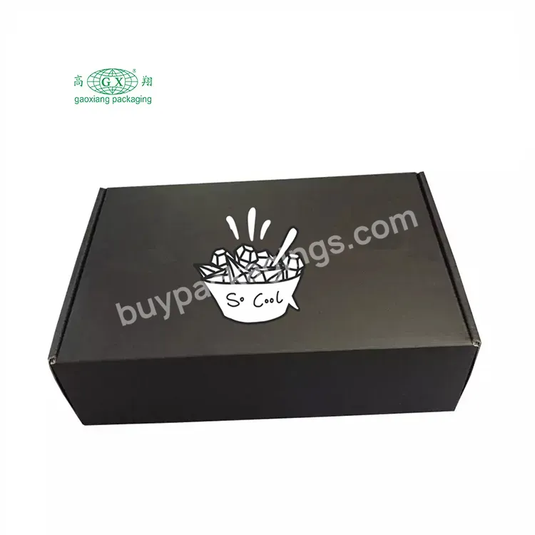 Custom Logo Printed Foldable Electron Present Clothes Corrugated Paper Boxes Mysterious Box Packaging