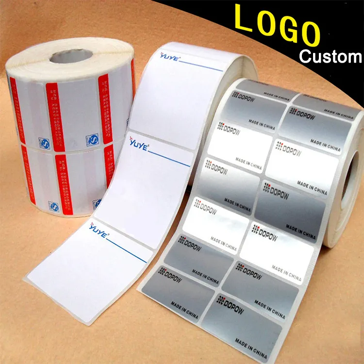 Custom Logo Printed Label Waterproof Vinyl Cosmetic Packaging Sticker Roll Bottle Sticker