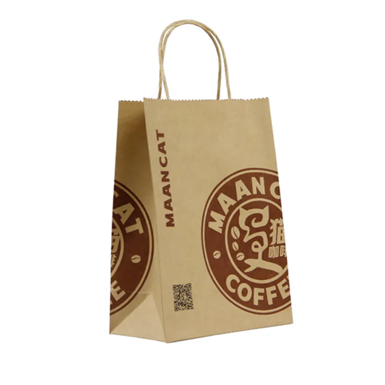 Custom logo printed luxury euro tote paper gift bag, boutique packaging shopping bag with logos, paper bags with your own logo
