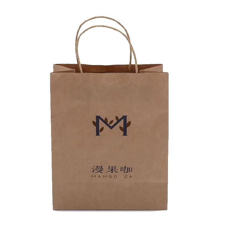 Custom logo printed luxury euro tote paper gift bag, boutique packaging shopping bag with logos, paper bags with your own logo