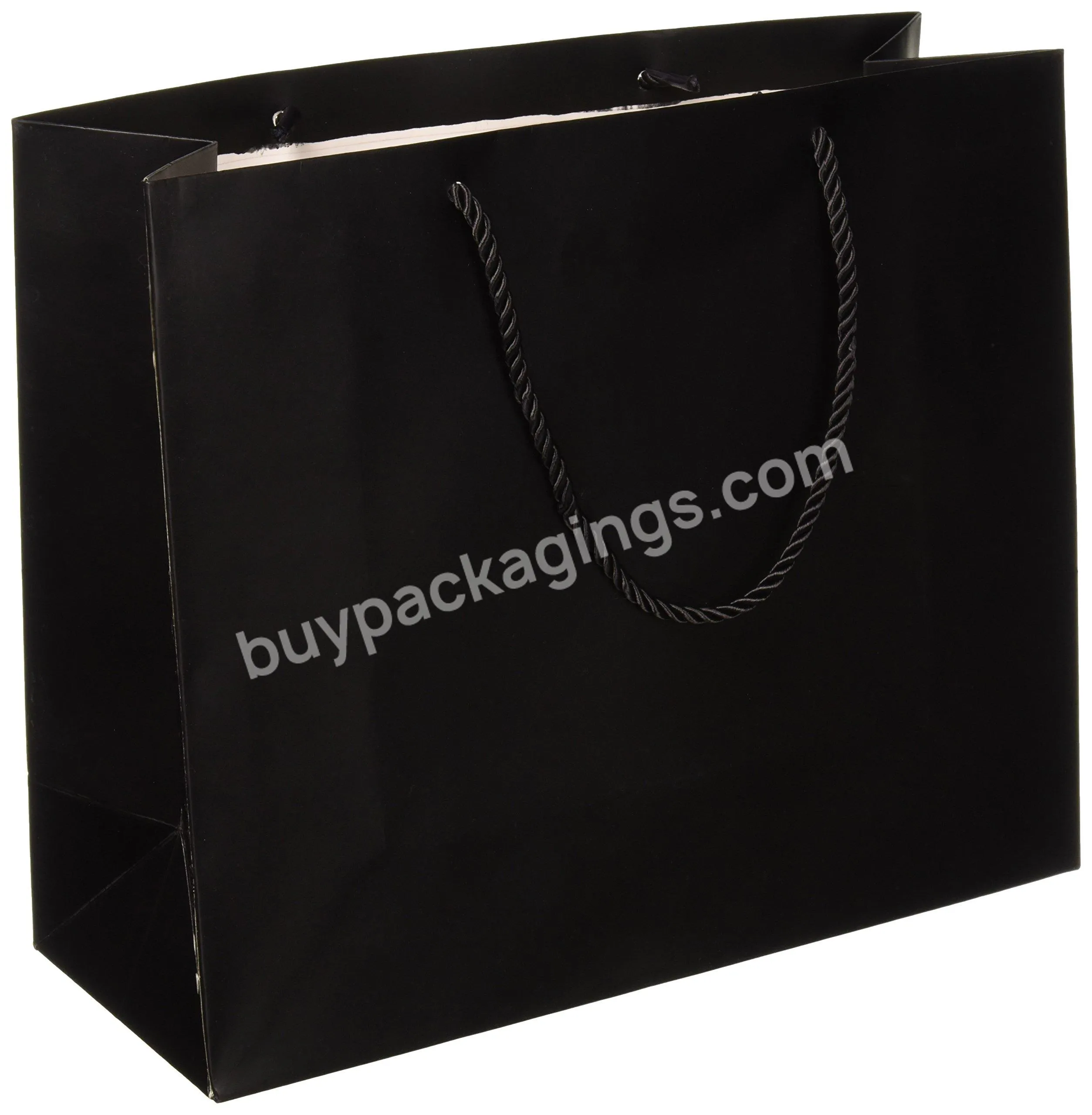Custom logo printed luxury merchandise retail euro tote cardboard bag for packaging art paper shopping bags for clothesclothing