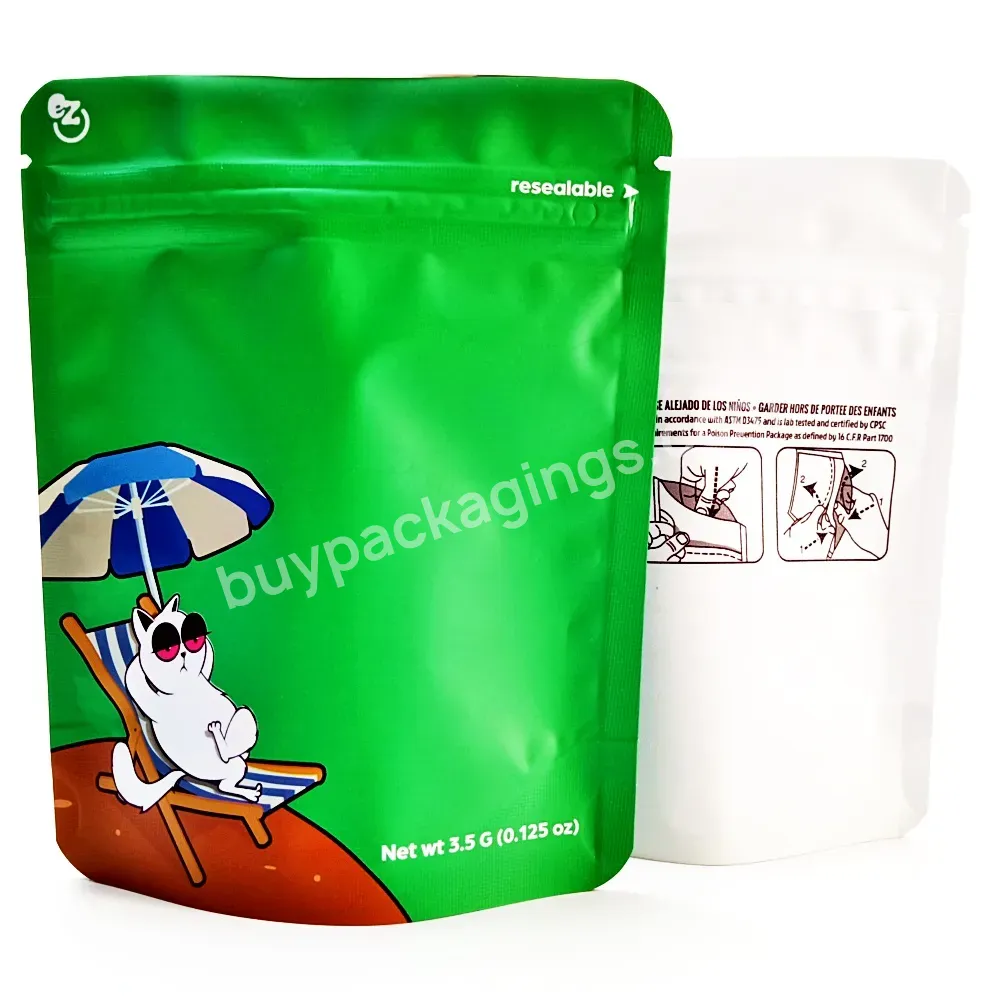 Custom Logo Printed Packaging Plastique Bag Aluminum Foil Laminated Zip Ziplock Stand Up Plastic Pouch Mylar Sachet Personnalis