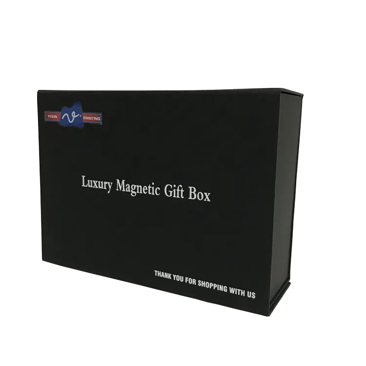 Custom Logo Printed Paper Rigid Cardboard Clothing Shoe Packaging Ribbon Magnetic Closure Folding Foldable Gift Boxes