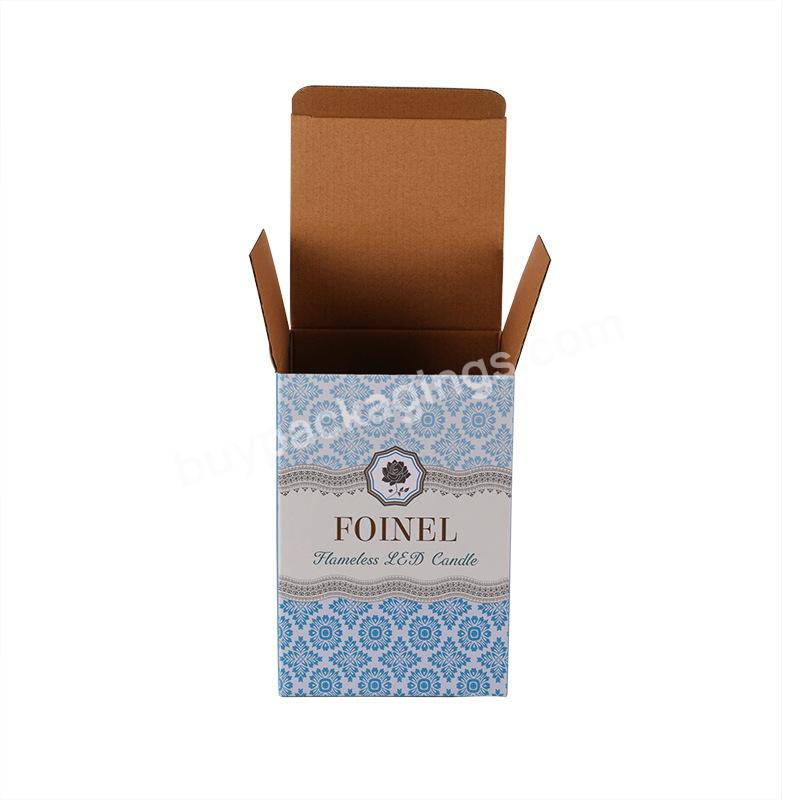 Custom Logo Printed Paperboard Gift Packaging Box Kraft Paper Corrugated Boxes