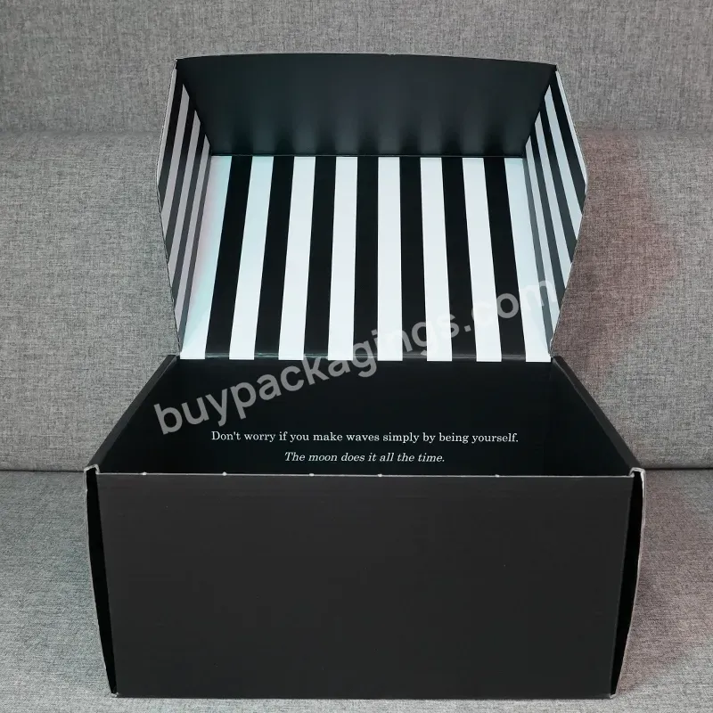 Custom Logo Printed Pink Luxury Recycled Paper Packaging Shipping Box Folding Mailer Box Packaging