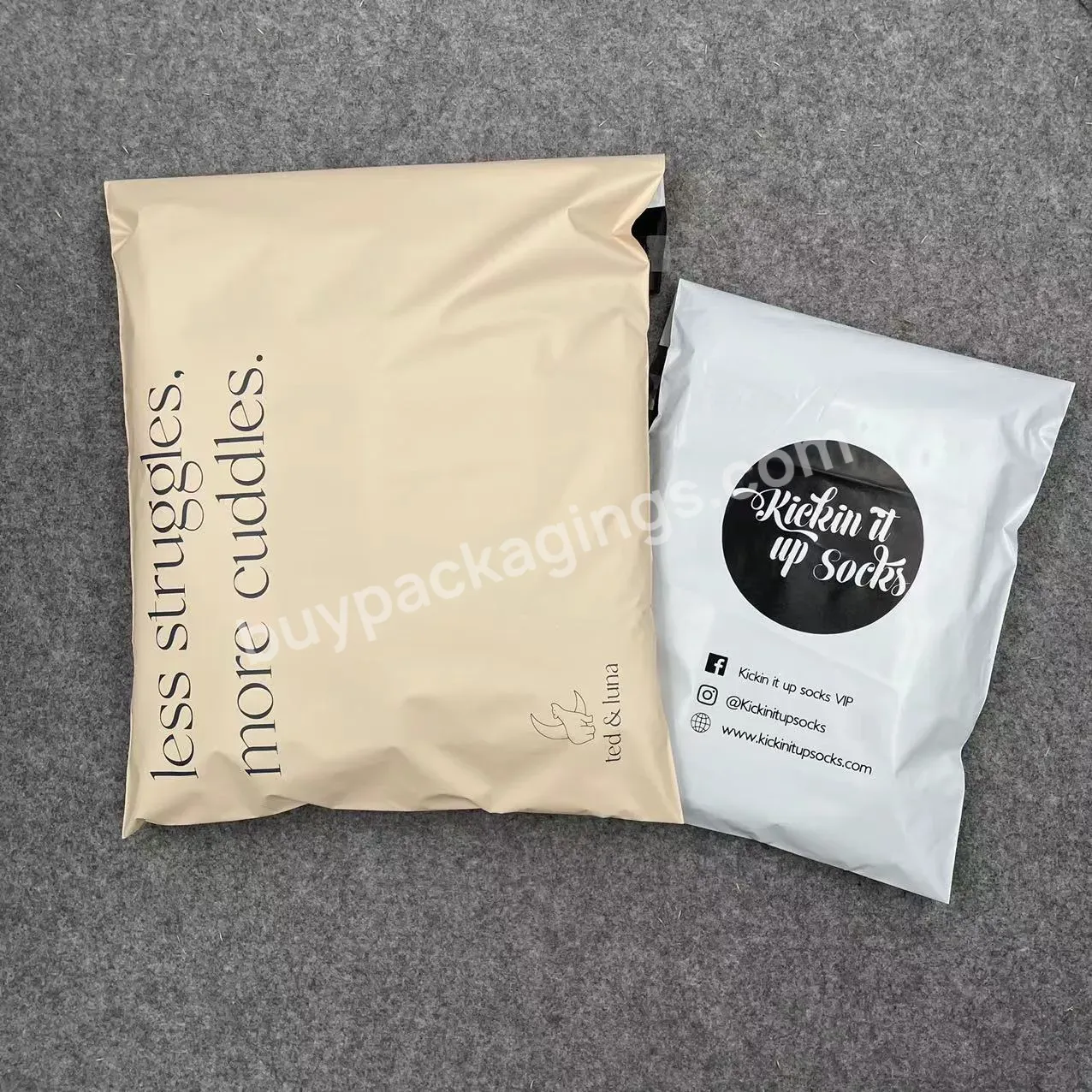 Custom Logo Printed Poly Plastic Mailers Envelope Packaging Postage Delivery Custom Shipping Bags For Clothing