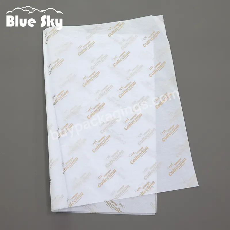 Custom Logo Printed Proof Baking Parchment Grease Paper For Wrapping Food