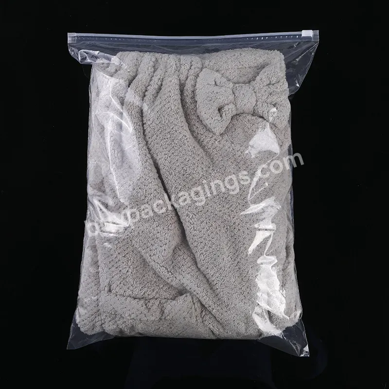 Custom Logo Printed Reusable Packaging Plastic Frosted Pvc Frosted Zipper Bags Shipping Bags For Clothing