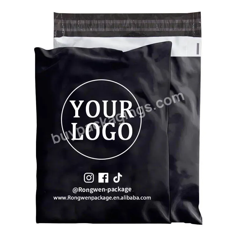 Custom Logo Printed Sustainable Eco Compostable Plastic Poly Mailer Mailing Shipping Bags For Clothing Packaging