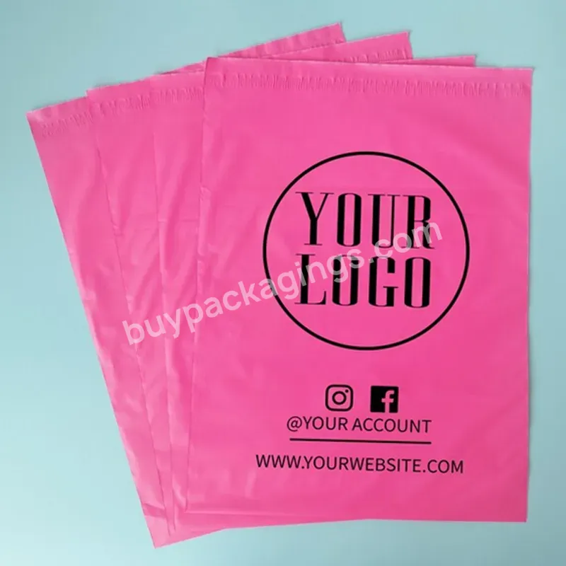 Custom Logo Printing Bio Compostable Poly Mailer Mailing Bag Packaging Shipping Express Bags Clothing Polymailer