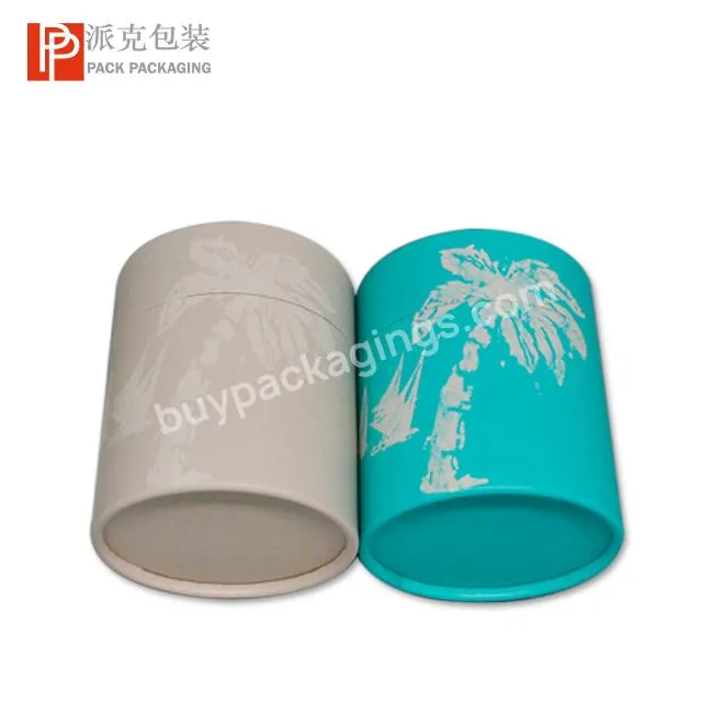 Custom logo printing candle glass jars packaging round paper box