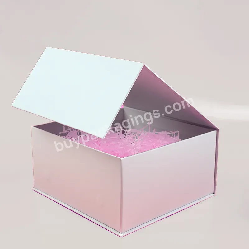 Custom Logo Printing Cardboard Magnetic Closure Packaging Paper Gift Box