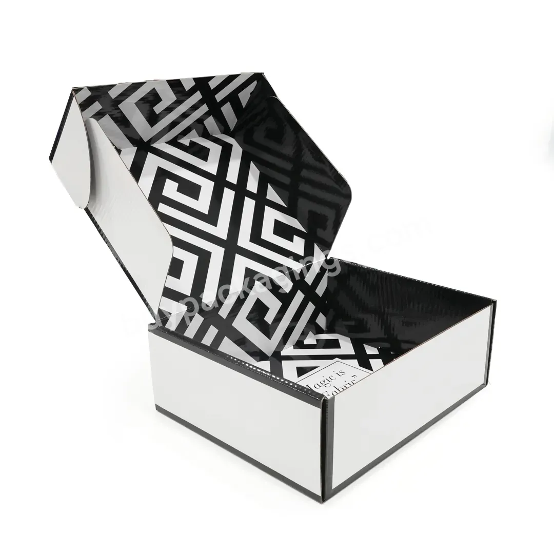 Custom Logo Printing Corrugated Cardboard Packaging Shipping Mail Box