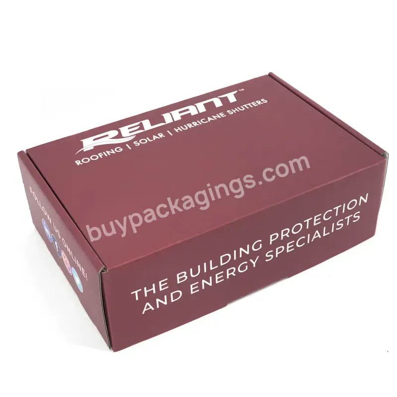 Custom Logo Printing Corrugated Wine Glass Packing Box