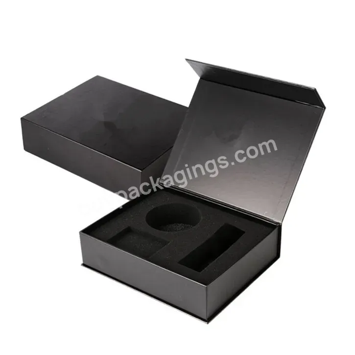 Custom Logo Printing Foldable Cardboard Clothes Packaging Luxury Gift Box With Magnetic Closure