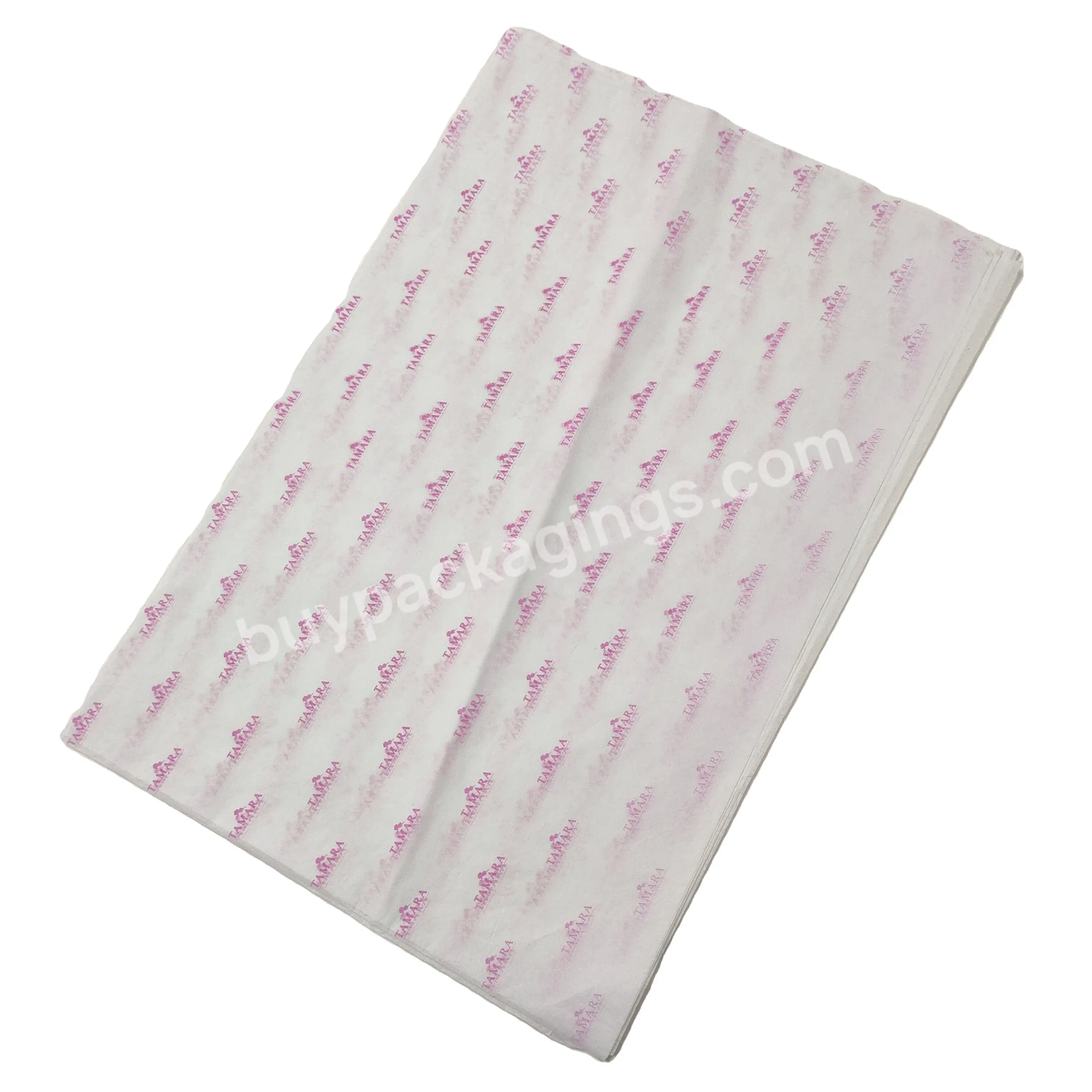 Custom Logo Printing Gift Wrapping Tissue Paper Clothes Shoes Tissue Wrapping Paper For Packing