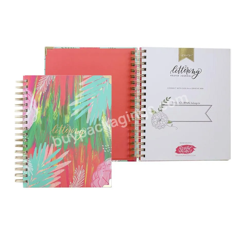 Custom Logo Printing Hardcover Christian Prayer Journal Notebook For Women