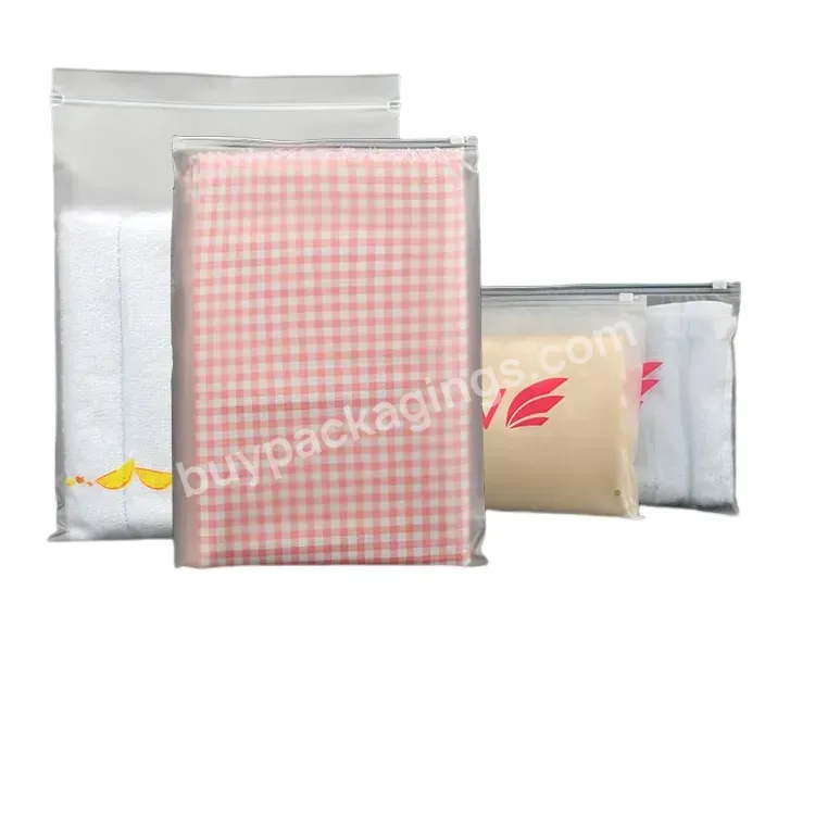 Custom Logo Printing Matte Frosted Zip Seal Ziplock Shipping Bags Packaging For Small Business
