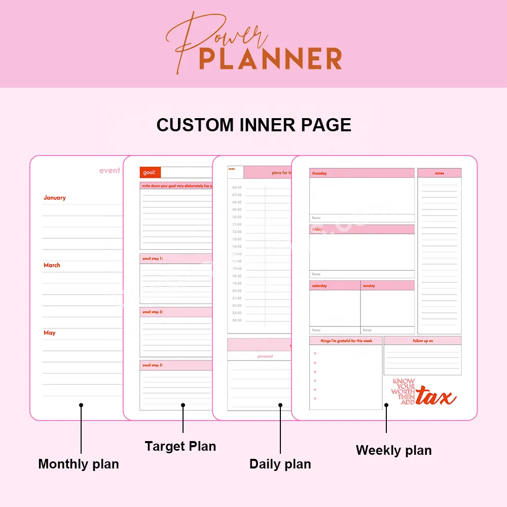 Custom Logo Printing Organizer Planner Wedding Diary Spiral Hardcover Wholesale Custom Planner Printing - Buy Custom Planner Manufacturer,Custom Budget Binder Planner,Wholesale Custom Planner Printing.