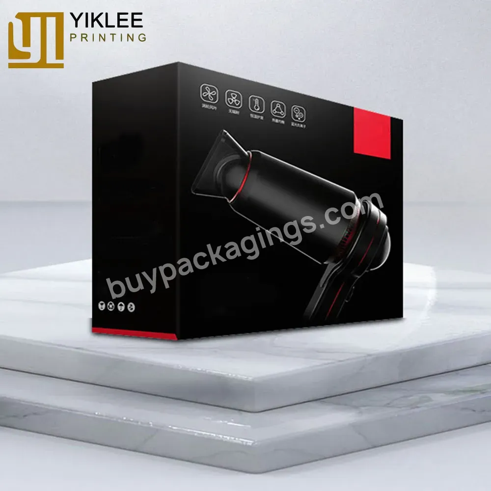 Custom Logo Printing Professional Hair Dryer Packing Box Ionic Blow Dryer Boxes For Household Equipment Packing