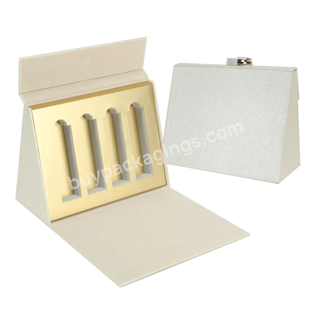 Custom Logo Printing Recyclable Empty Lipgloss Paperboard Wedding Cosmetics Parfum Cardboard Carton Paper Gift Box Packaging