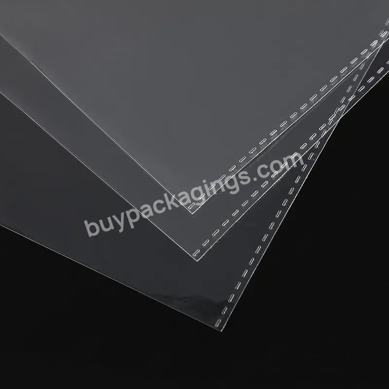 Custom Logo Printing Resealable Package Opp Bag,Self Sealing Transparent Cello Bag Clear Plastic Cellophane Bags.