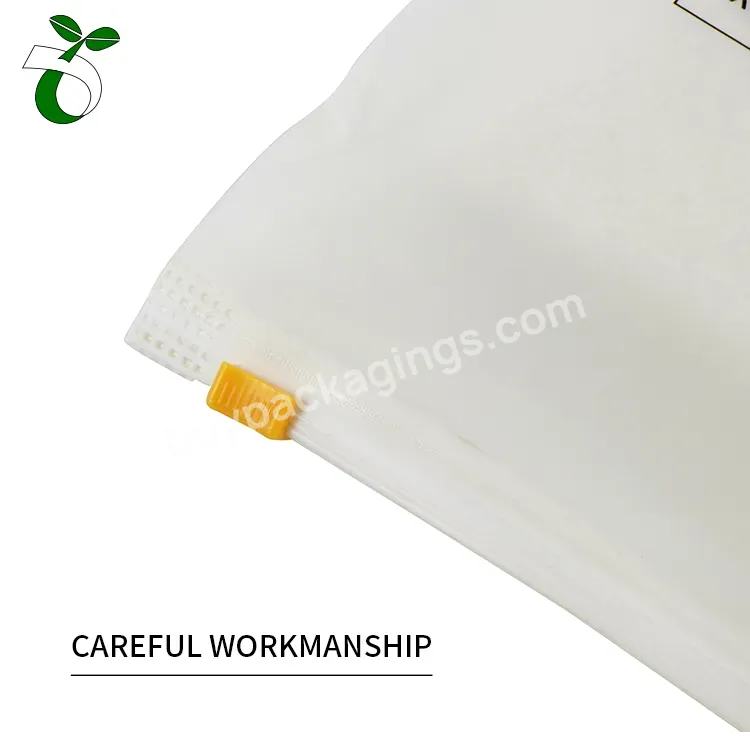 Custom Logo Printing Top Ziplock Zipper Lock Reusable Biodegradable Pla Plastic Garment Bagfrosted Clothing Packaging Bags