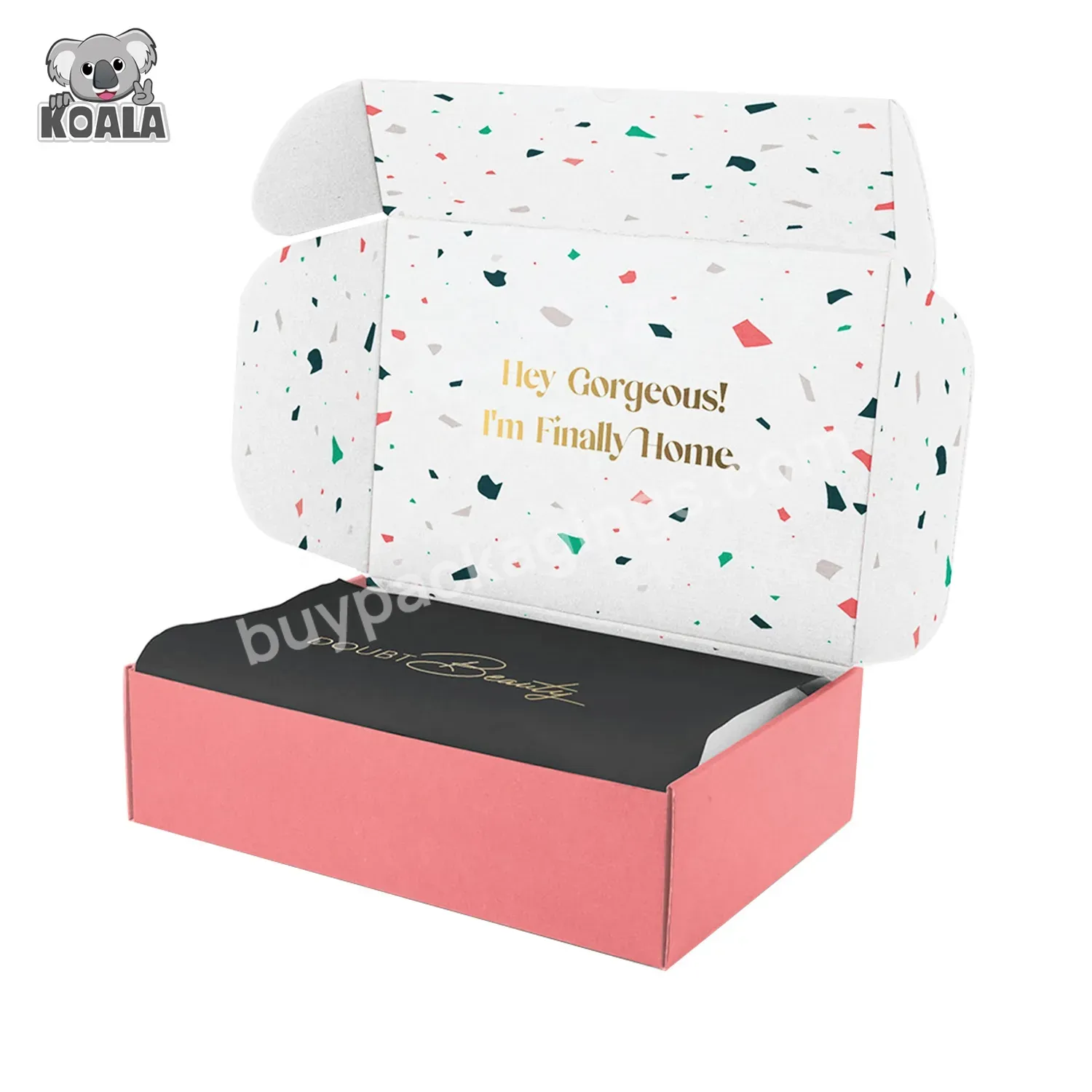 Custom Logo Private Label New Design Luxury Printing Foldable Pink Wig Cosmetic Clothing Gift Paper Packaging Box