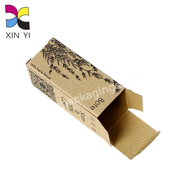 Custom Logo Recycled Brown Cardboard Kraft Paper Packaging Box Manufacturer