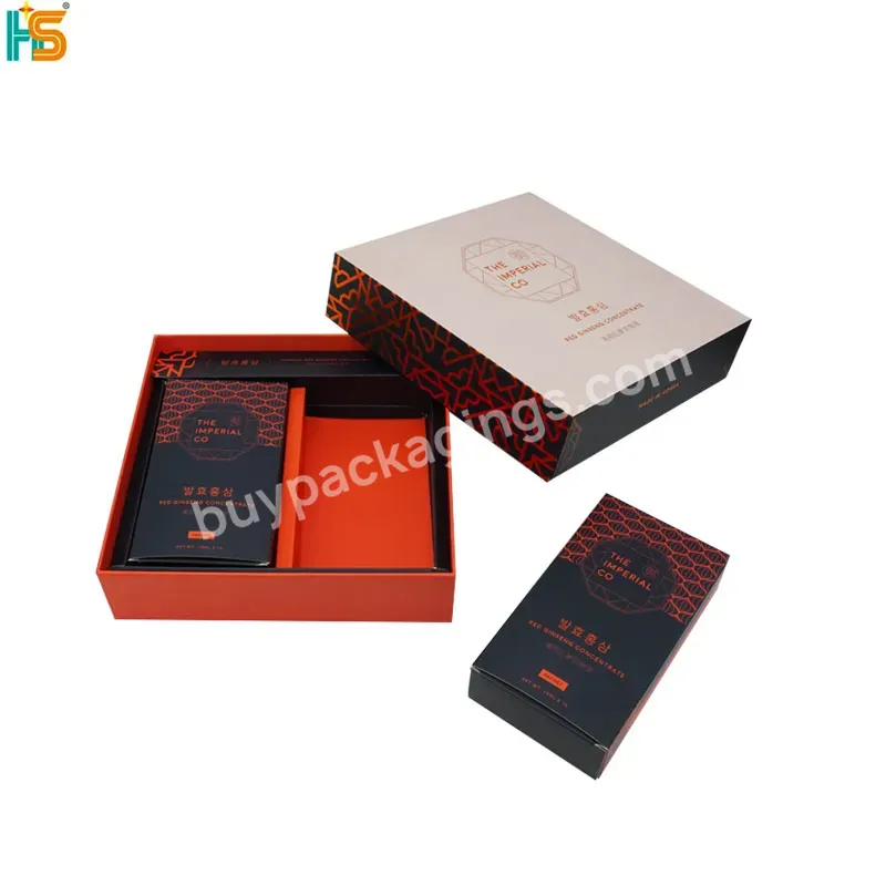 Custom Logo Ribbon Black Paper Open Door Gift Box Luxury Cardboard Mooncake Packaging Box