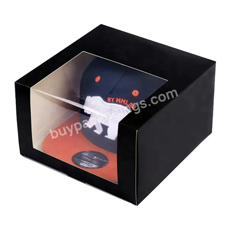 Custom Logo Scarf Baseball Hat Box,Hat Gift Paper Packaging Box