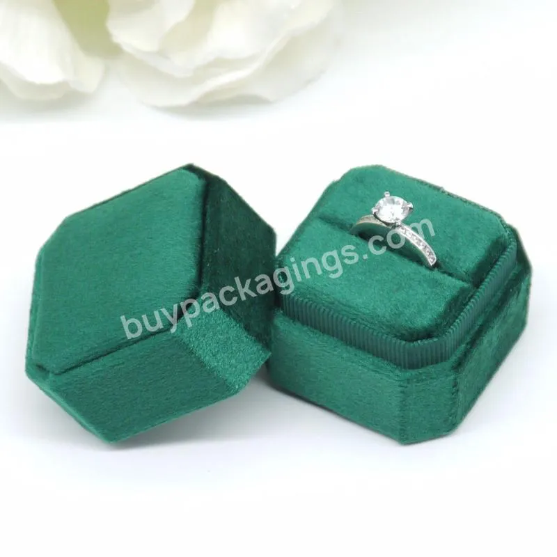 Custom logo small color velvet jewelry suede gift packaging box jewelry boxes suede necklace earing ring faux suede jewelry box