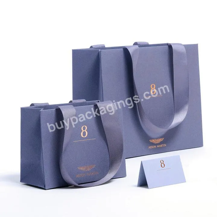 Custom Logo Small Pink Paper Jewelry Packaging Bags For Packaging Jewelry