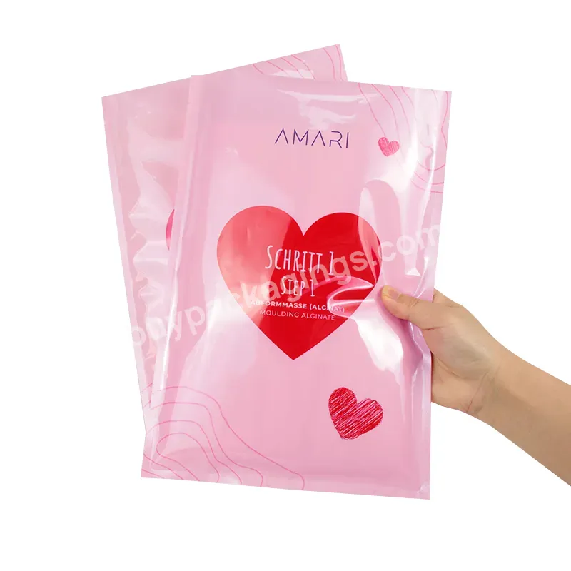 Custom Logo Transparent Clear Zipper Plastic Bag Underwear Towel Socks Garment Clothes Packaging Bags