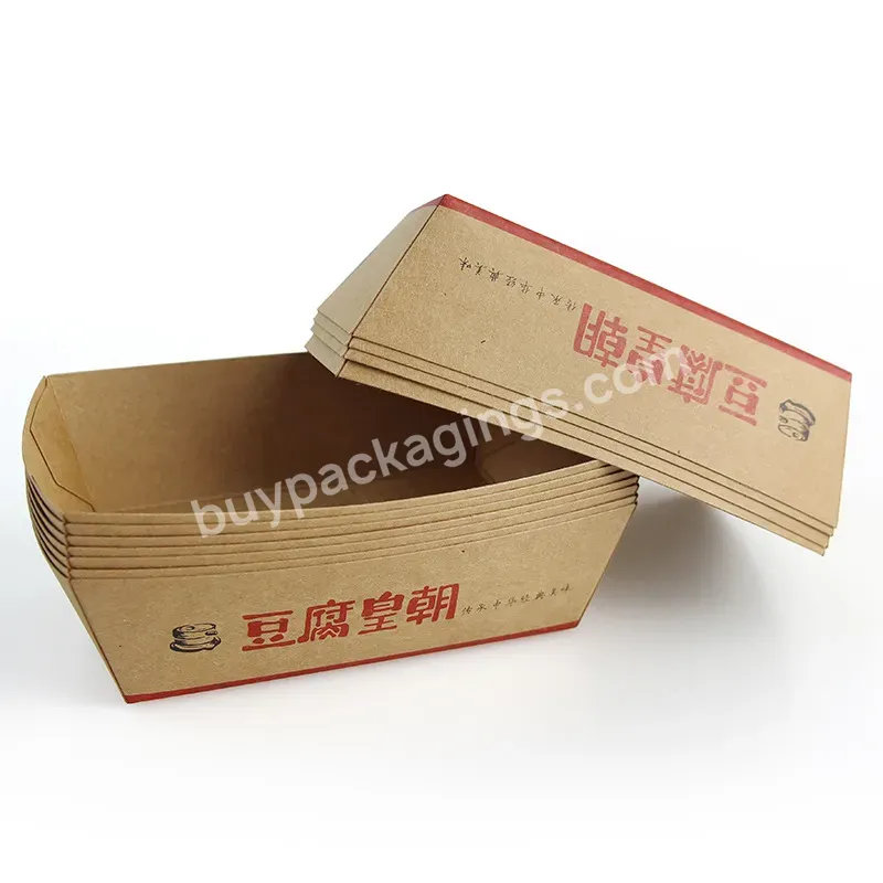 Custom Logo White Black Hot Dog Pizza Lunch Catering Snack French Fries Potato Chips Takeaway Fast Food Cardboard Paper Box