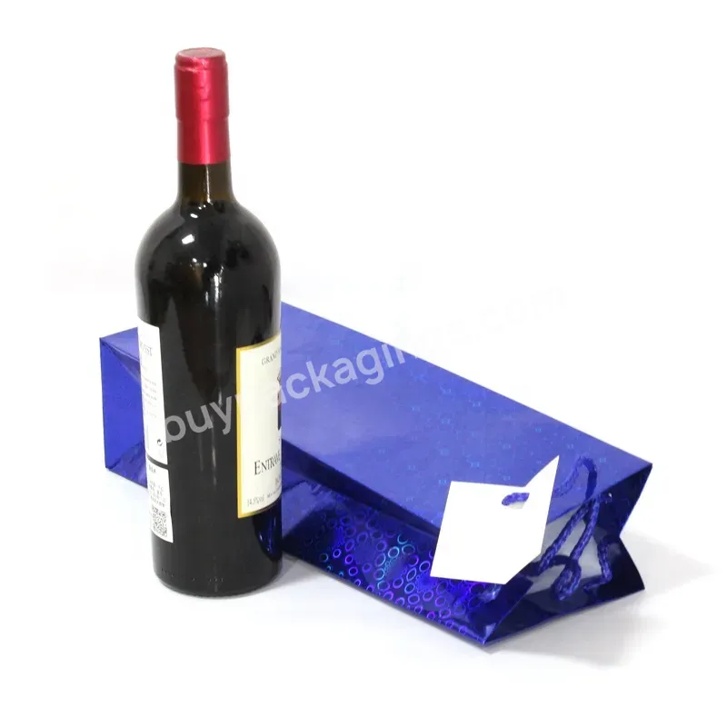 Custom Logo White Cardboard Paper Art Paper Bags Christmas Gift Wine Bag Kraft Paper