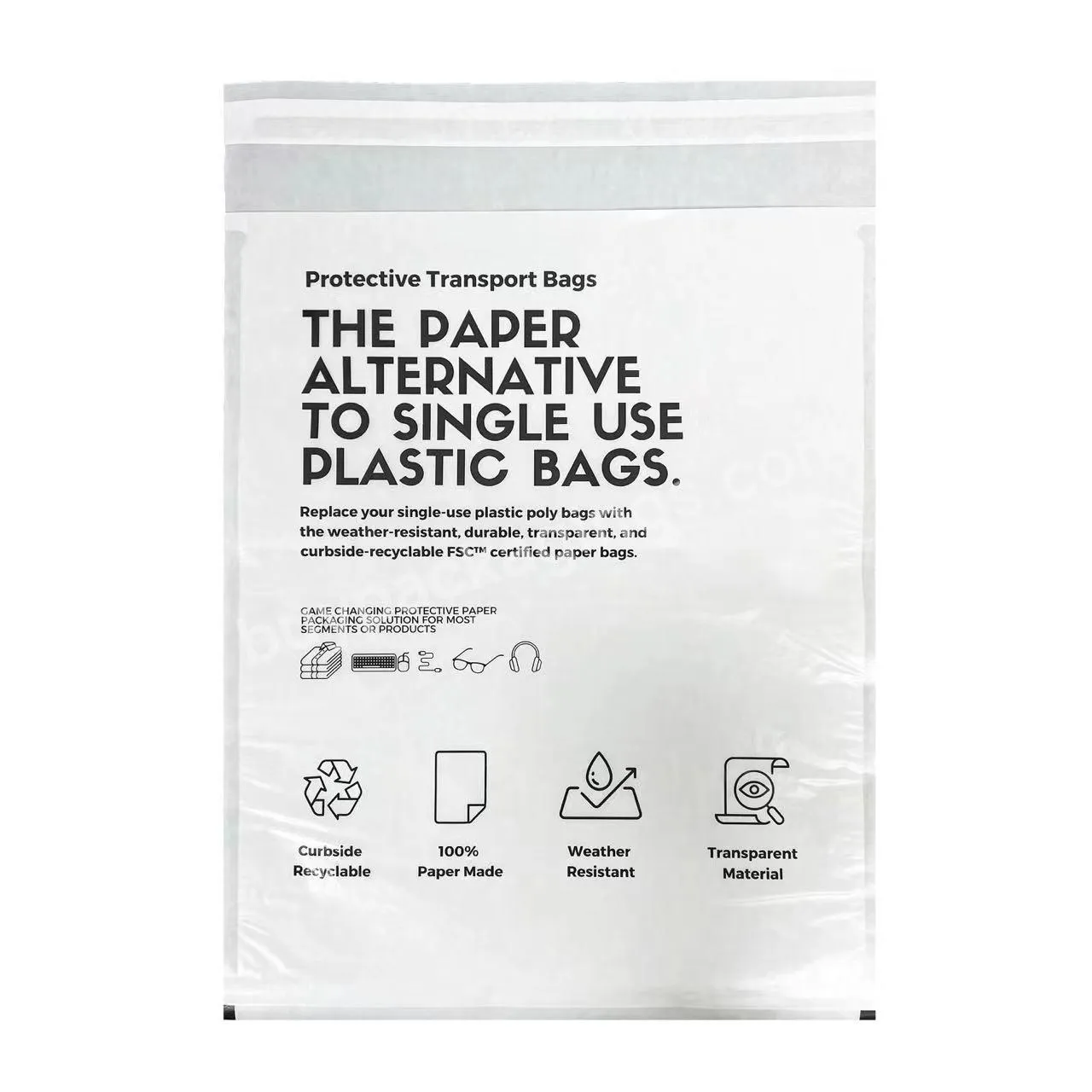 Custom Logo White Garment Compostable Clothing Wax Paper Gravure Printed Glassine Paper Packaging Bag Glassine Paper Bags