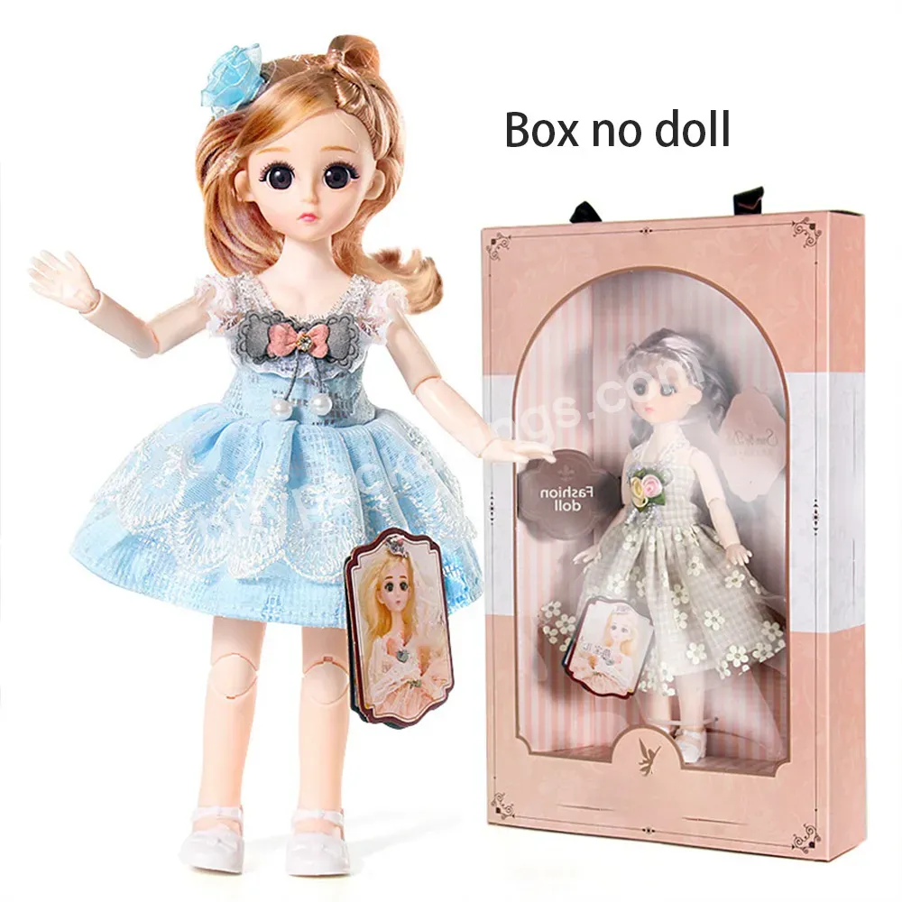 Custom Logo Wholesale Children's Toy Set Gift Box Girls Gift Doll Boxes Princess Doll Packaging Box For Kid's Toys