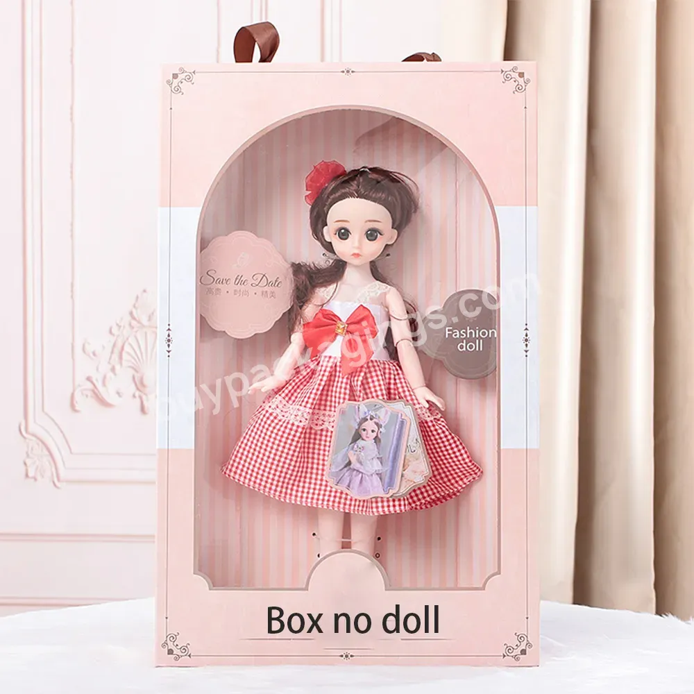 Custom Logo Wholesale Children's Toy Set Gift Box Girls Gift Doll Boxes Princess Doll Packaging Box For Kid's Toys